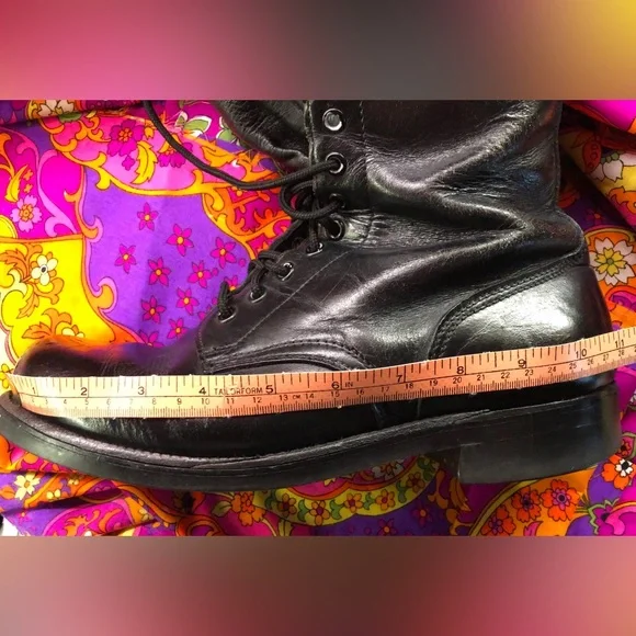 Men's (Unisex) Army Combat Drill 12 Hole Lace Up Boots - Picture 13 of 16